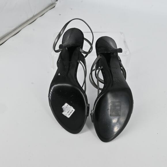 LOUIS VUITTON Monogram Strappy Heels Size 38 - Picture 2 of 9